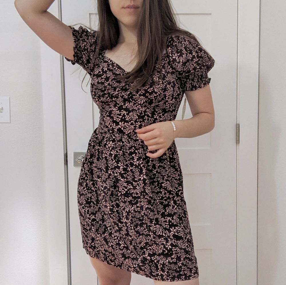 Floral mini dress